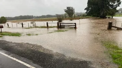 An image of flooding in Victoria