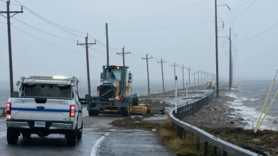 Debris in the road