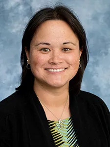 A headshot of Kristen Rasmussen